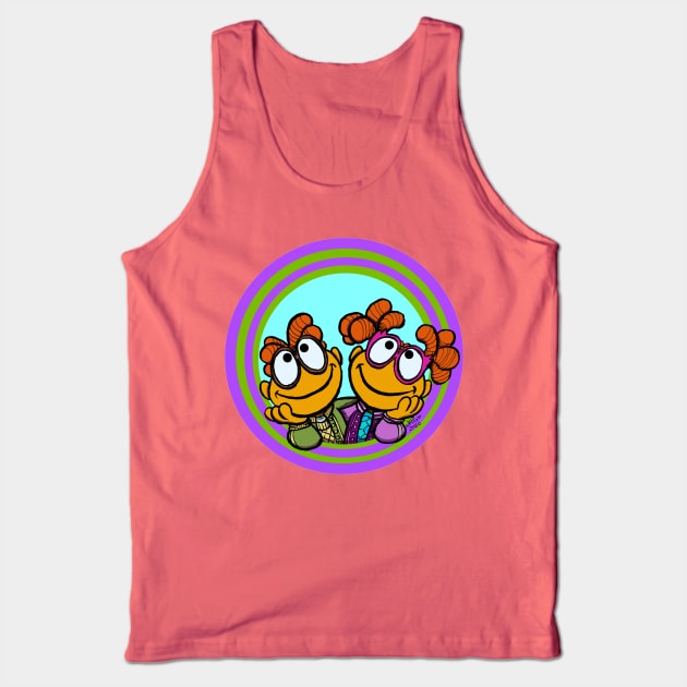 Scooter and Skeeter Tank Top by UzzyWorks